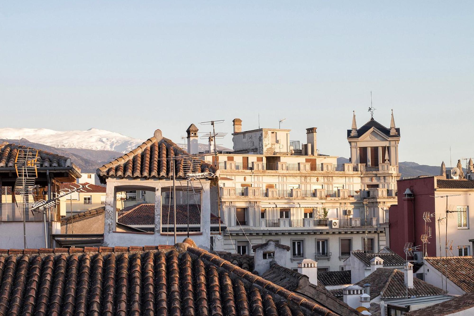 Apartamento Bibrambla Penthouse Over Cathedral Granada Exterior foto