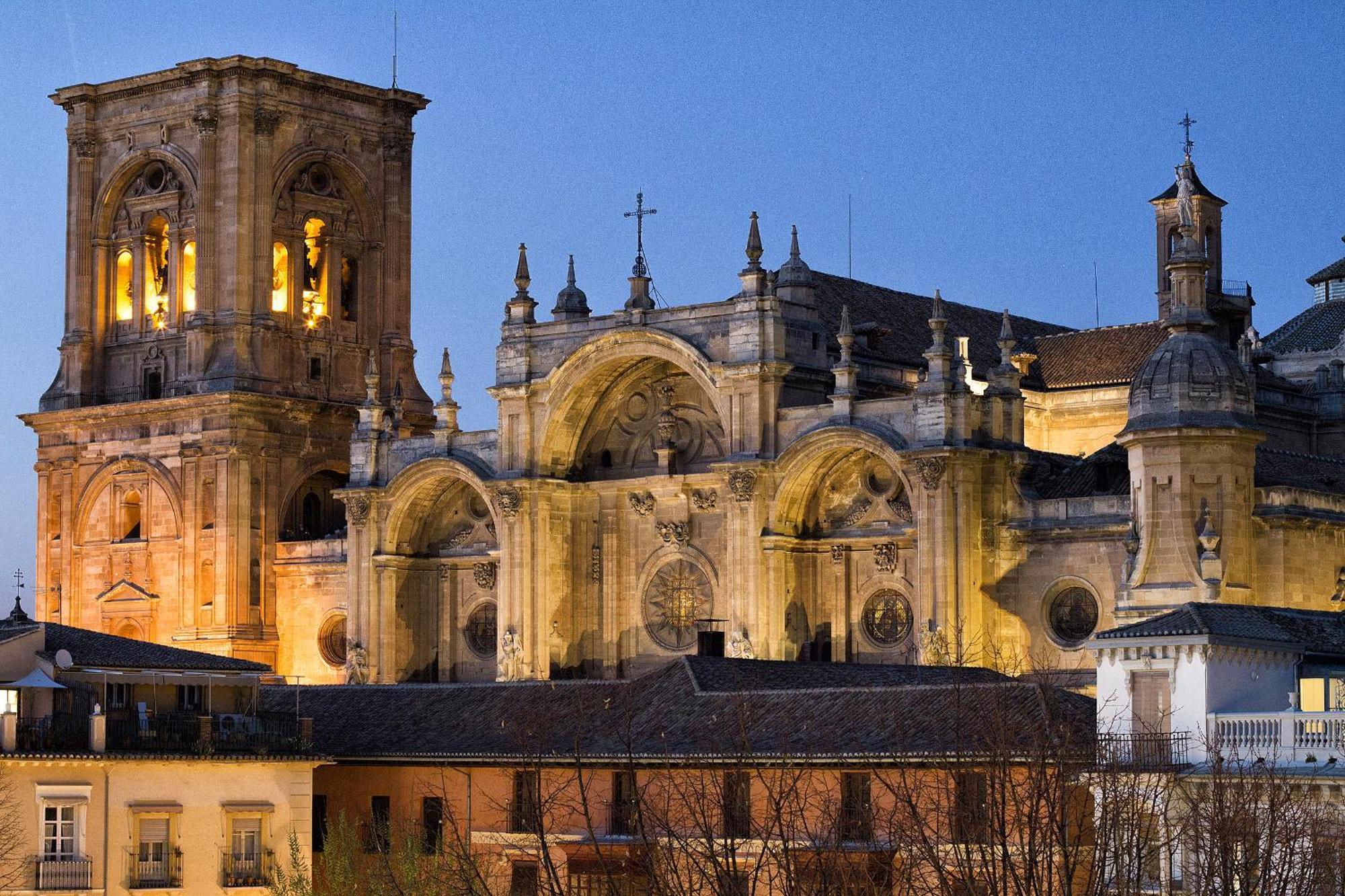 Apartamento Bibrambla Penthouse Over Cathedral Granada Exterior foto